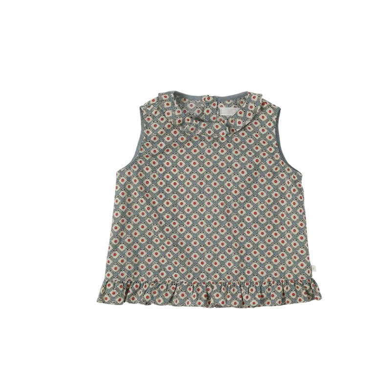 Toddler Girls 3-Piece Outfit Set Sleeveless Tank Top, Shorts & Skirt 100% Cotton Summer Clothing