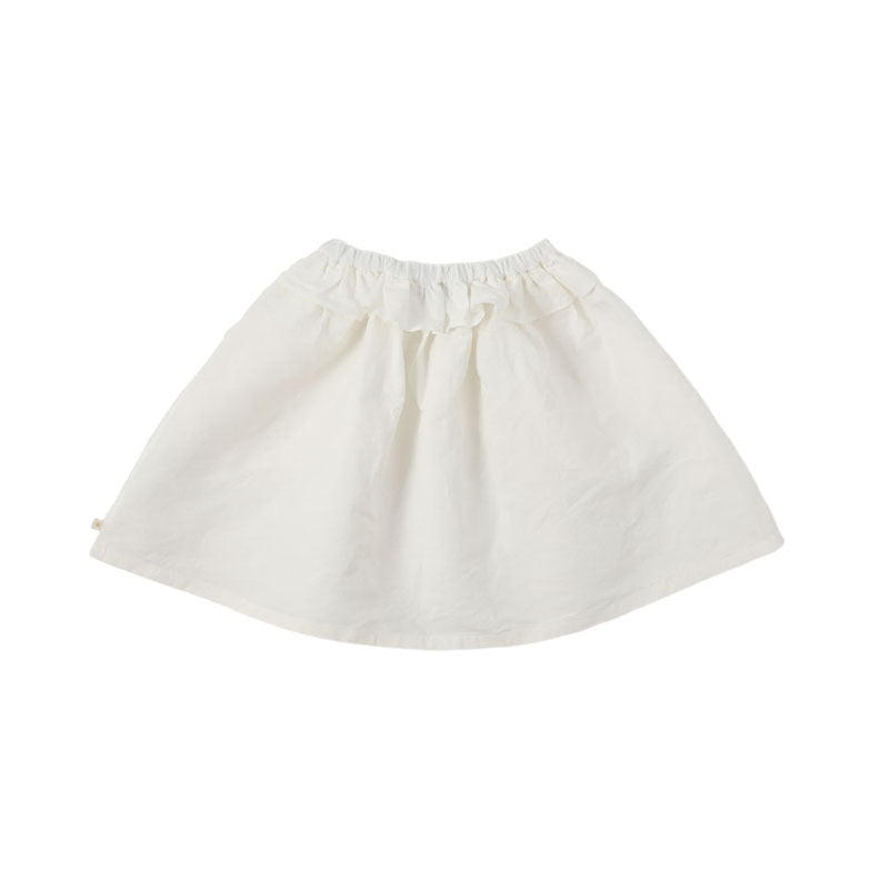 Toddler Girls 2-Piece Outfit Set Short Sleeve Knit Top & A-Line Skirt Cotton Kids Summer Clothing
